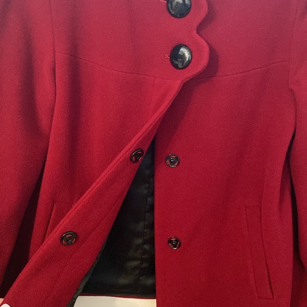 Red Wool Jacket - image 3